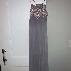 TOBI Sheer Maxi Dress